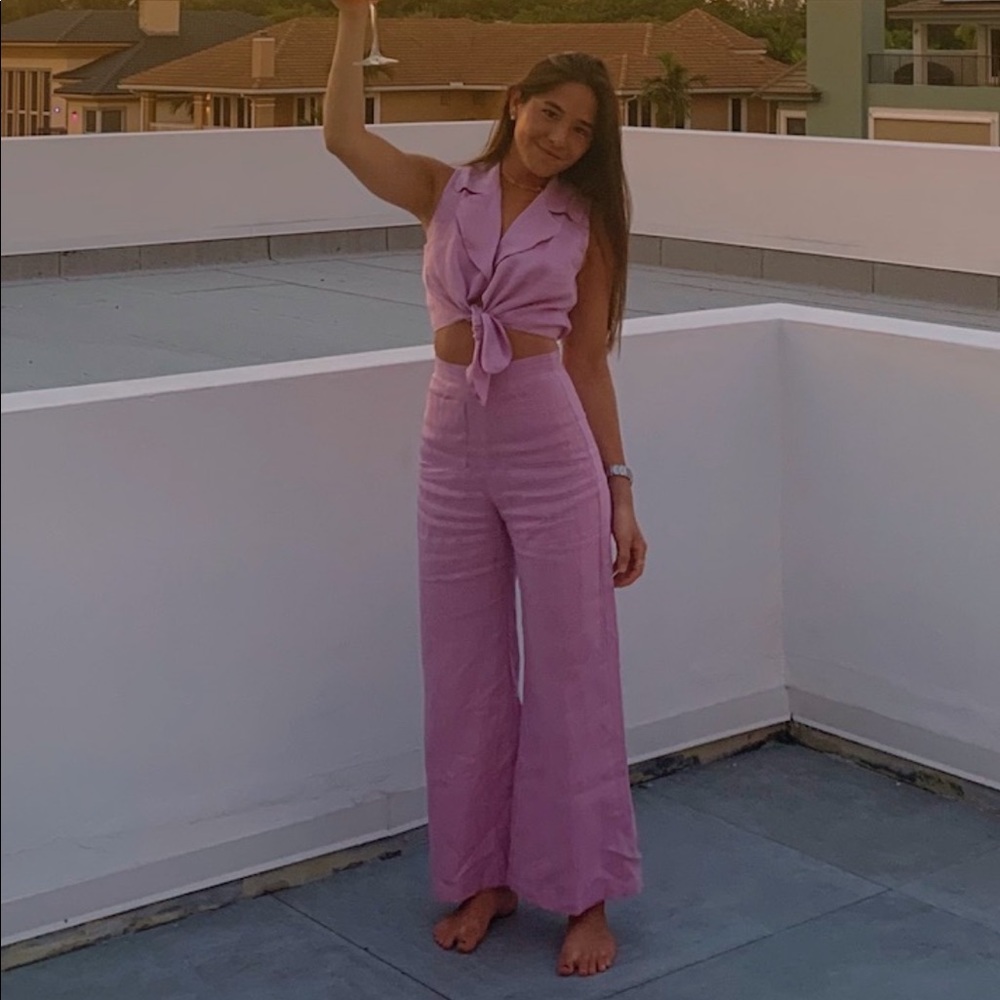 Purple pants